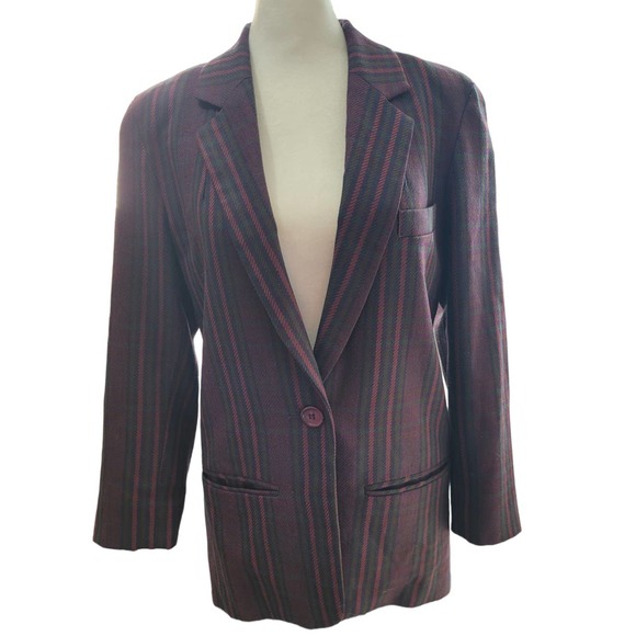 Striped Women's Blazer - Picture 12 of 12